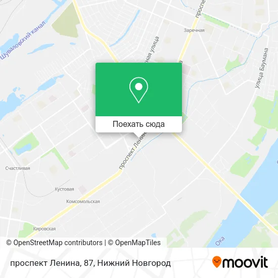 Карта проспект Ленина, 87