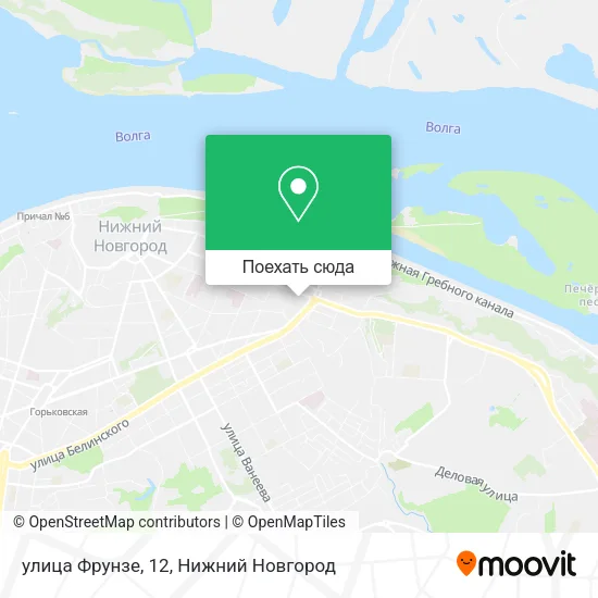 Карта улица Фрунзе, 12