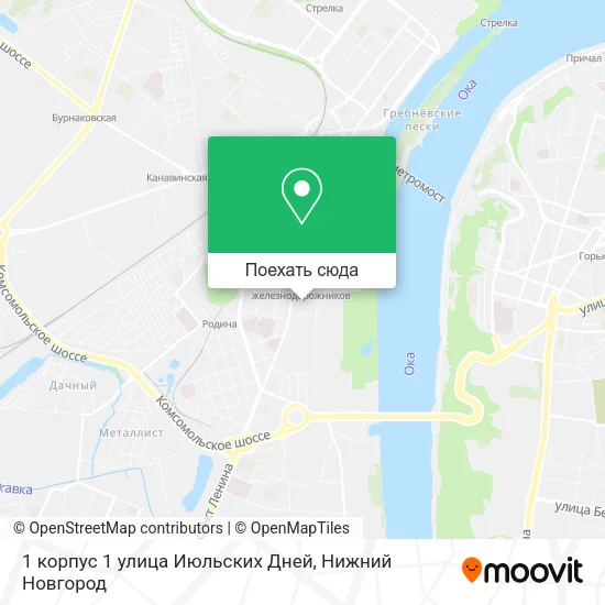 Карта 1 корпус 1 улица Июльских Дней