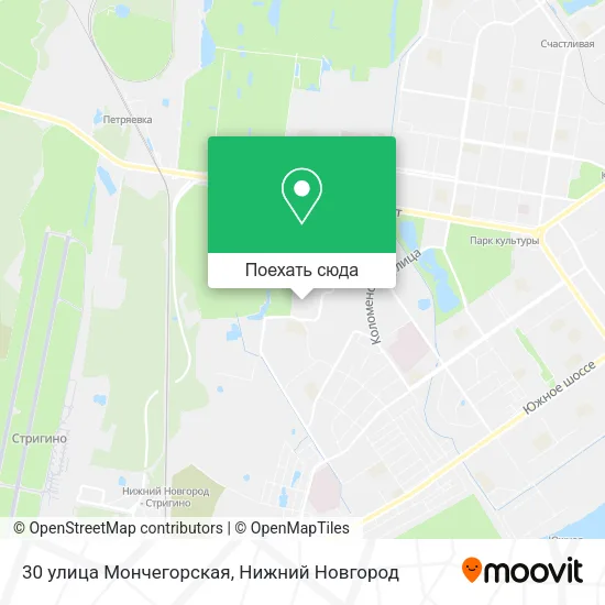 Карта 30 улица Мончегорская