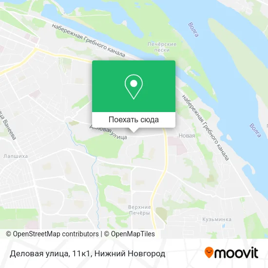 Карта Деловая улица, 11к1