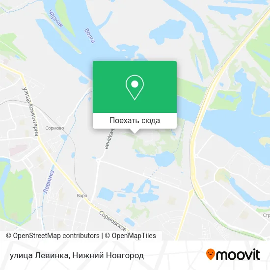 Карта улица Левинка
