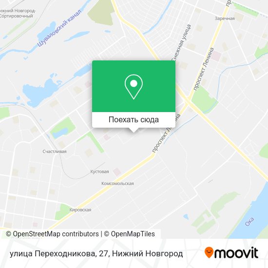 Карта улица Переходникова, 27