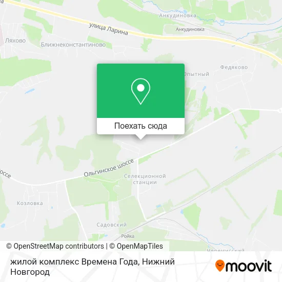 Карта жилой комплекс Времена Года