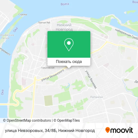 Карта улица Невзоровых, 34/8Б