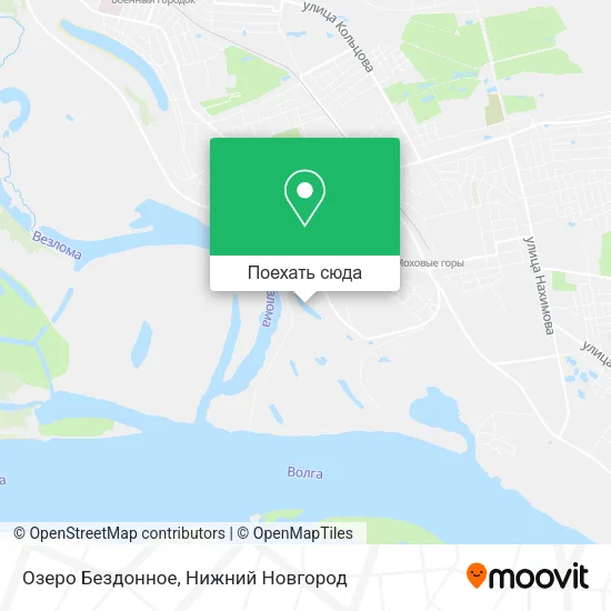 Карта Озеро Бездонное