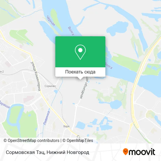 Карта Сормовская Тэц