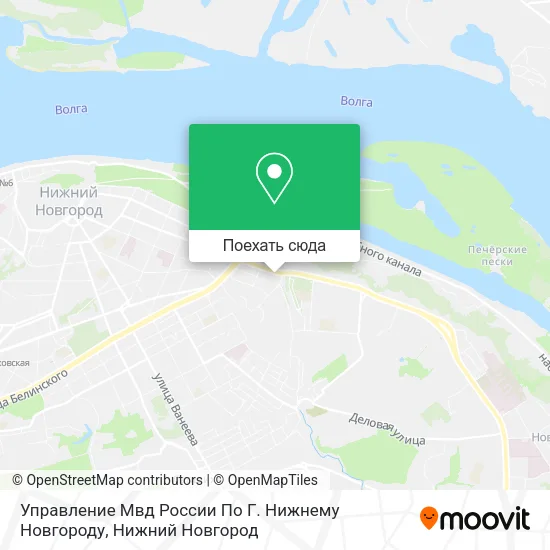 Карта Управление Мвд России По Г. Нижнему Новгороду