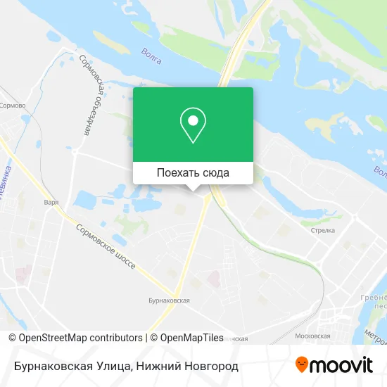 Карта Бурнаковская Улица