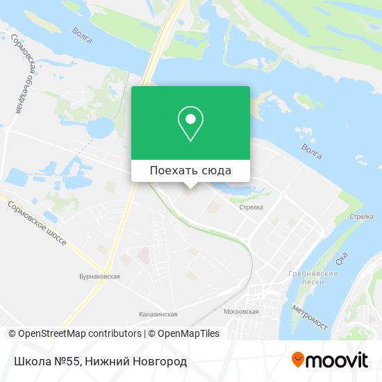 Карта Школа №55