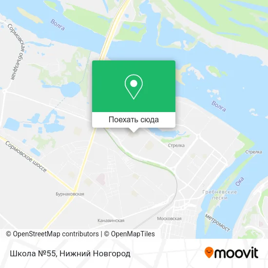 Карта Школа №55