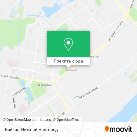 Карта Байкал