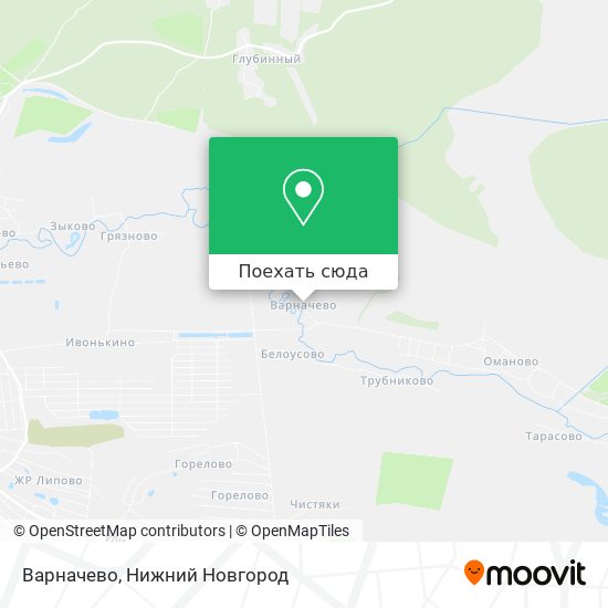 Карта Варначево