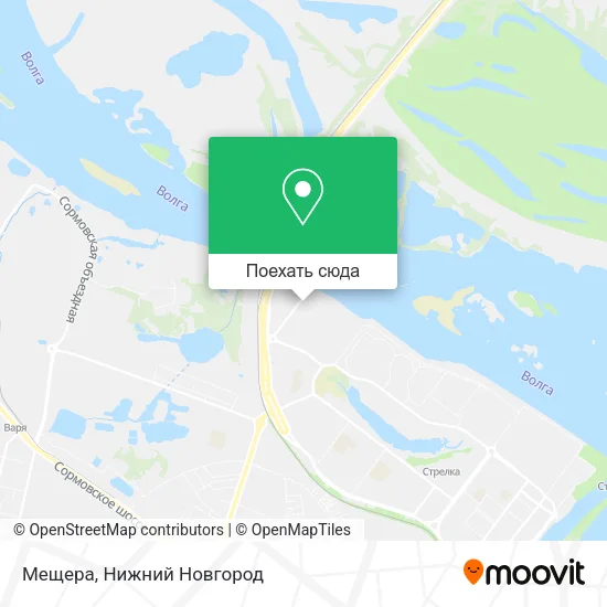 Карта Мещера