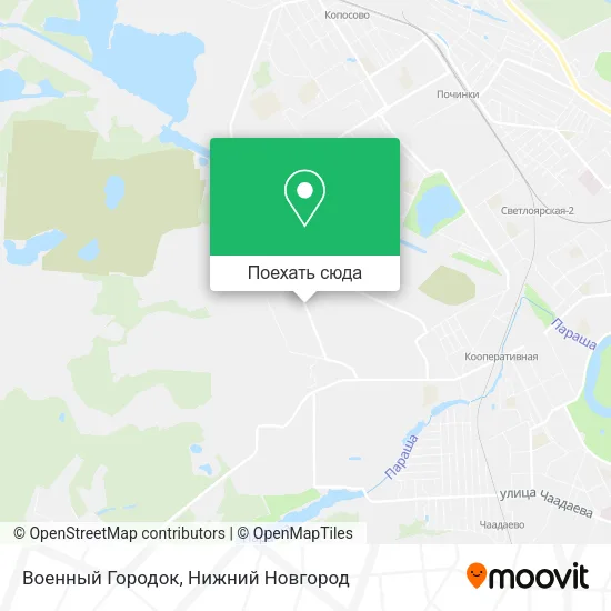 Карта Военный Городок