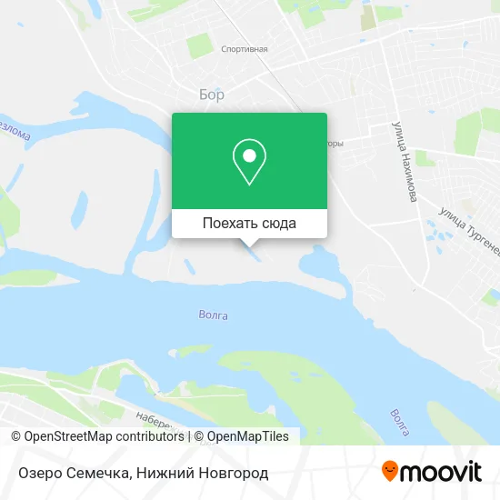 Карта Озеро Семечка