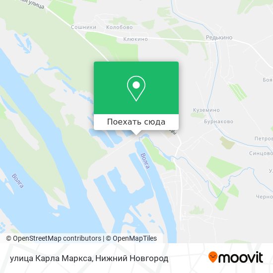 Карта улица Карла Маркса