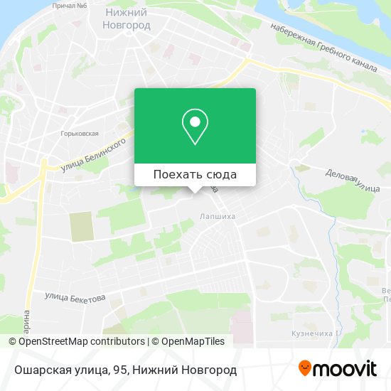 Карта Ошарская улица, 95