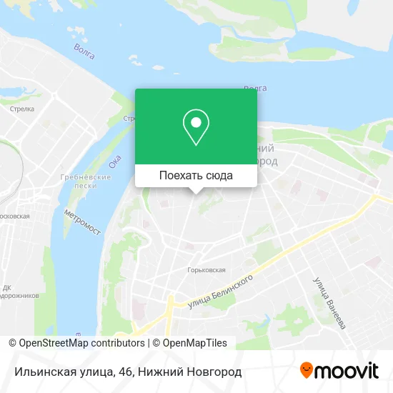 Карта Ильинская улица, 46