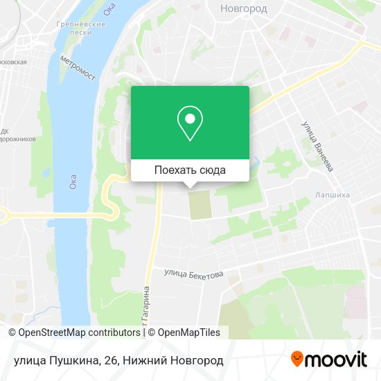 Карта улица Пушкина, 26