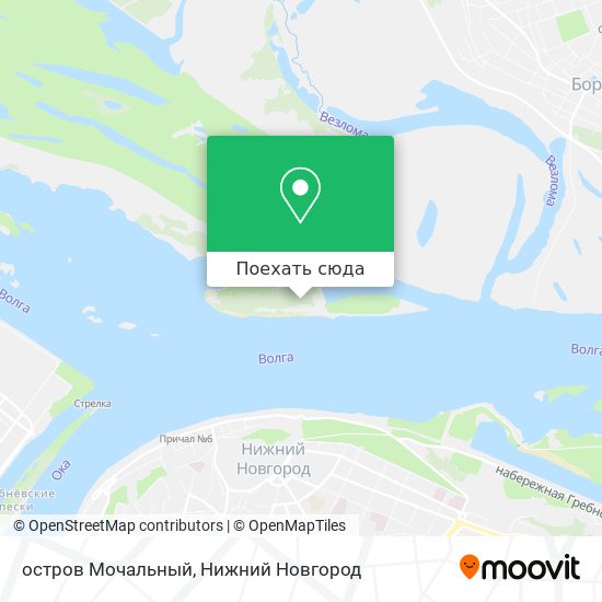 Карта остров Мочальный