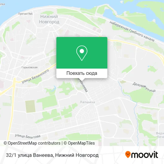 Карта 32/1 улица Ванеева