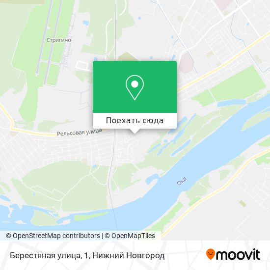 Карта Берестяная улица, 1