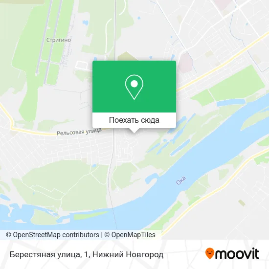 Карта Берестяная улица, 1