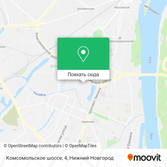 Карта Комсомольское шоссе, 4