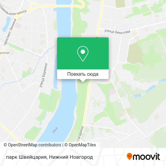 Карта парк Швейцария
