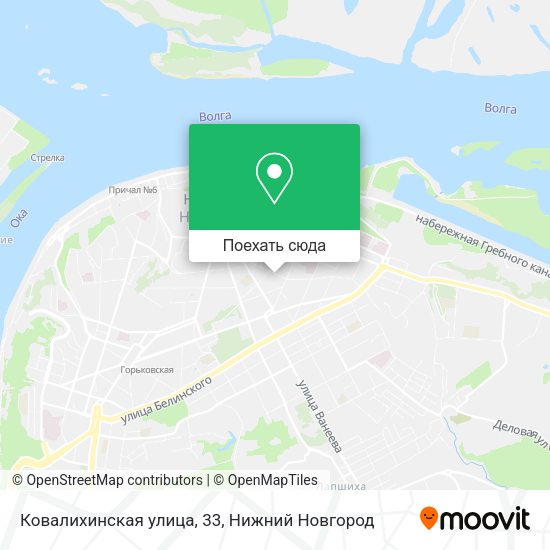 Карта Ковалихинская улица, 33