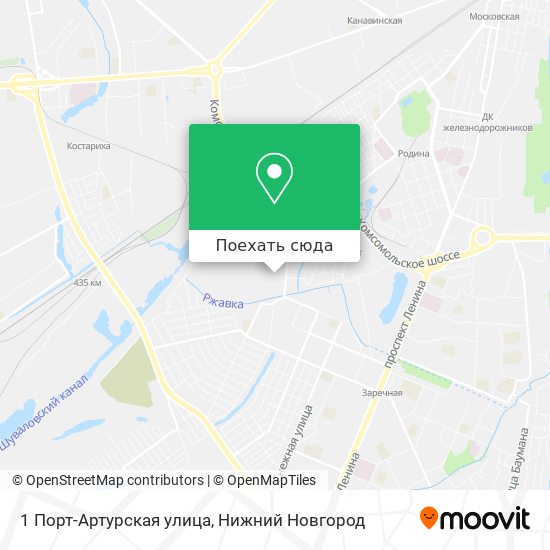 Карта 1 Порт-Артурская улица