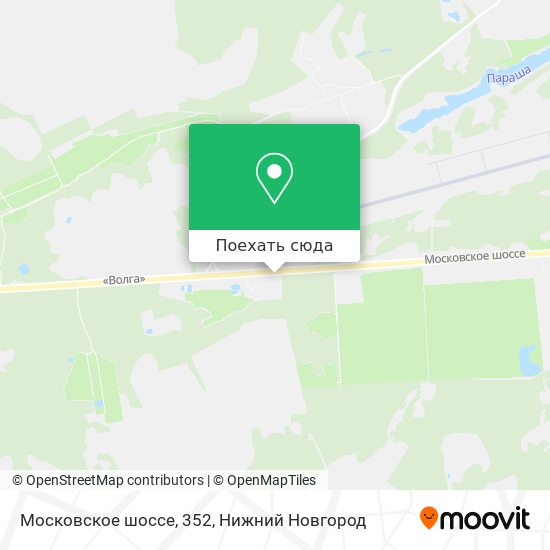 Карта Московское шоссе, 352