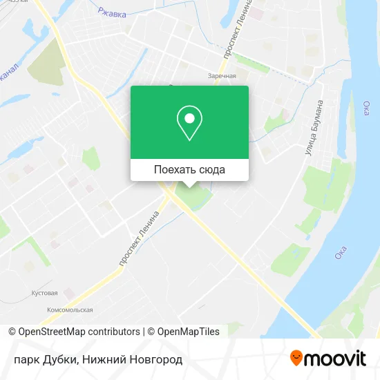 Карта парк Дубки