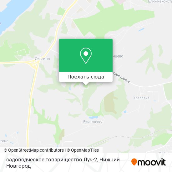 Карта садоводческое товарищество Луч-2