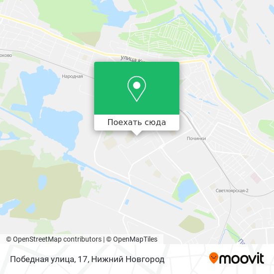 Карта Победная улица, 17