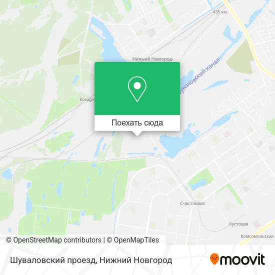 Карта Шуваловский проезд