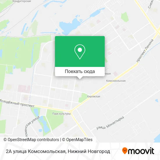 Карта 2А улица Комсомольская