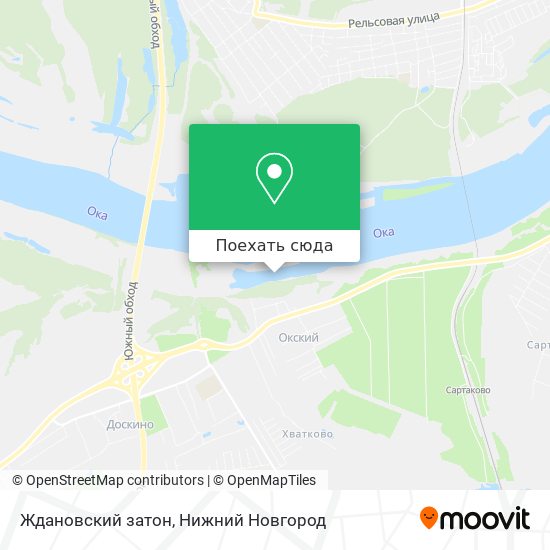 Карта Ждановский затон
