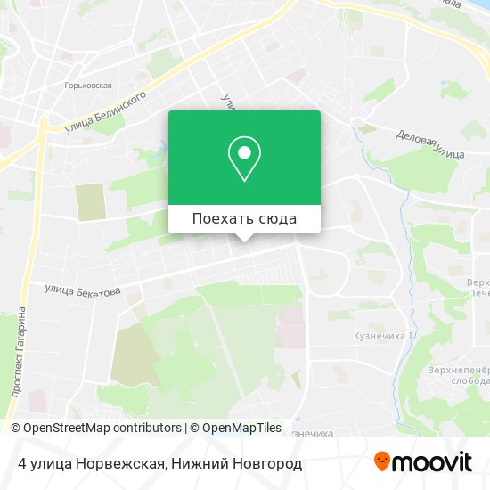 Карта 4 улица Норвежская