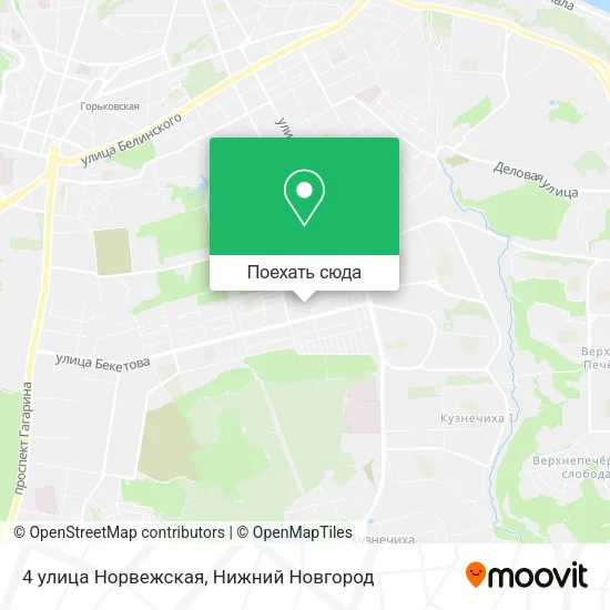 Карта 4 улица Норвежская