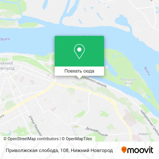 Карта Приволжская слобода, 108