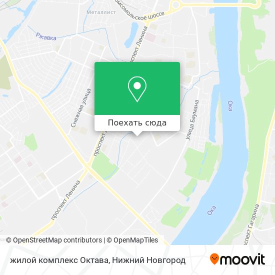 Карта жилой комплекс Октава
