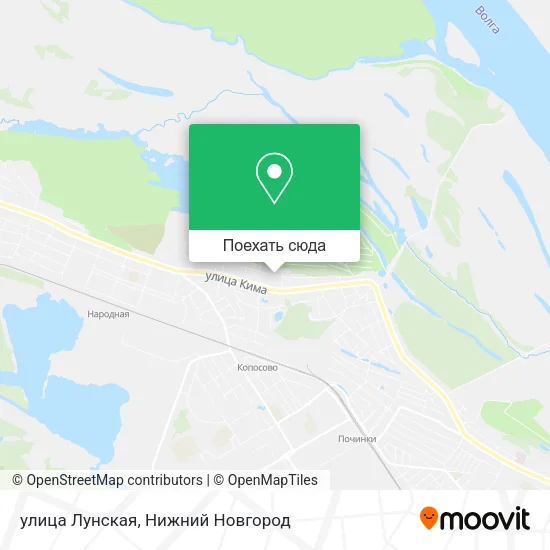 Карта улица Лунская