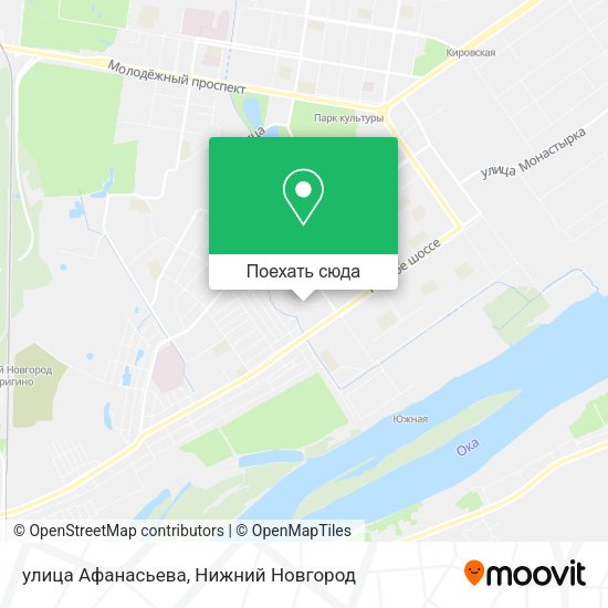 Карта улица Афанасьева