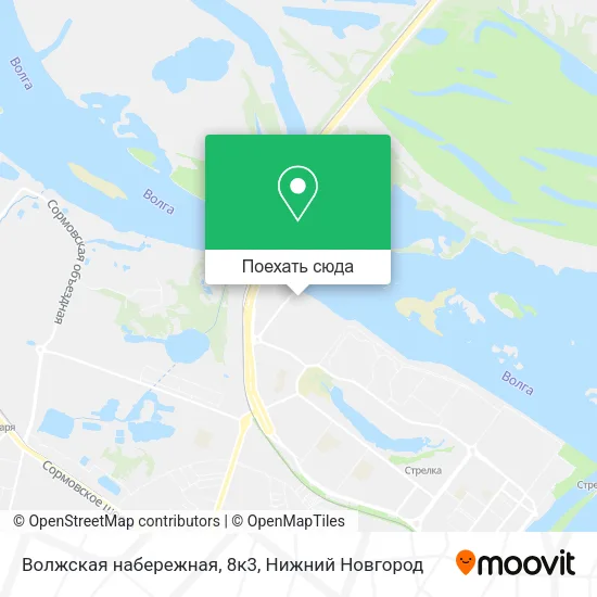 Карта Волжская набережная, 8к3