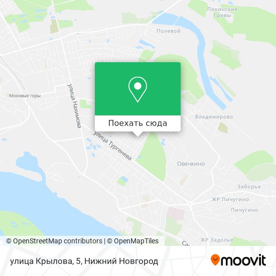 Карта улица Крылова, 5