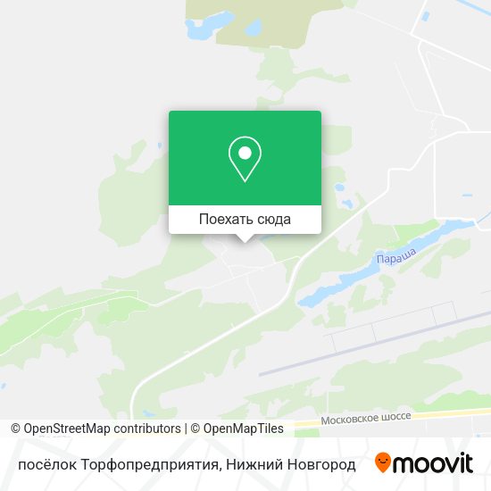 Карта посёлок Торфопредприятия