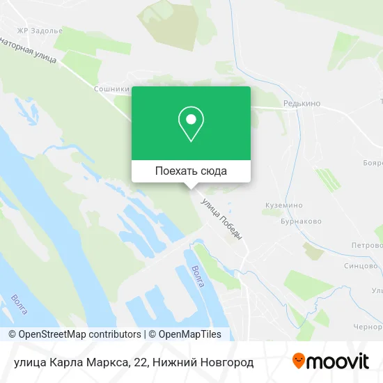 Карта улица Карла Маркса, 22