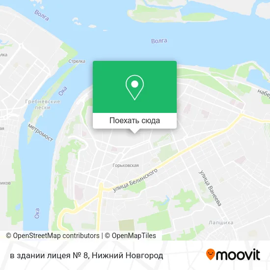 Карта в здании лицея № 8